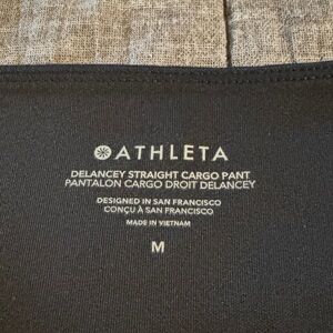 Athleta Black Cargo Pants